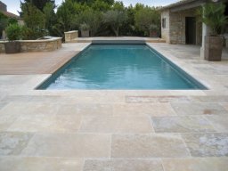 french pool coping and paving